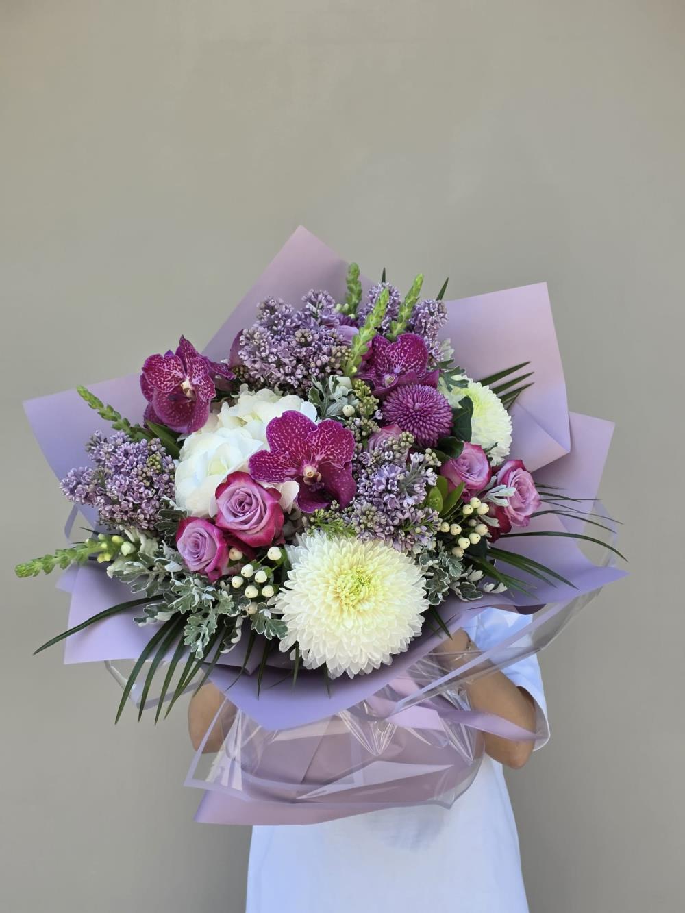 Lilac and White Harmony 
